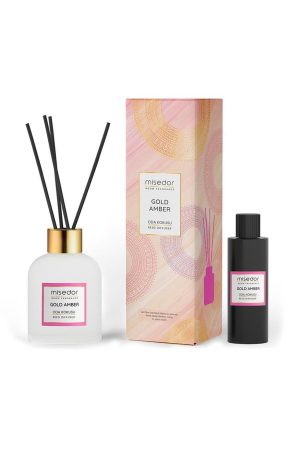 Misedor Gold Amber Çubuklu Oda Kokusu 120 ml