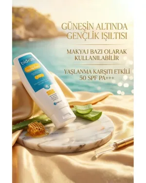 Bidoze Aura Yatıştırıcı & Anti Aging Etkili Güneş Kremi 100 ML | Leke Karşıtı ve Onarıcı Bakım