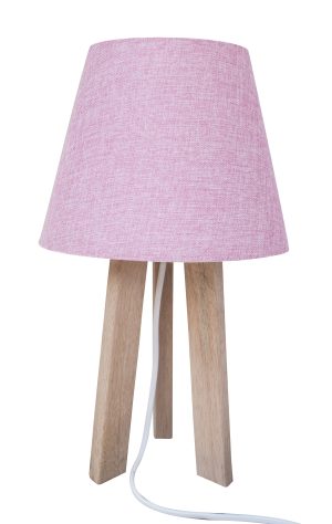 Tripod Abajur Masa Lambası Pembe