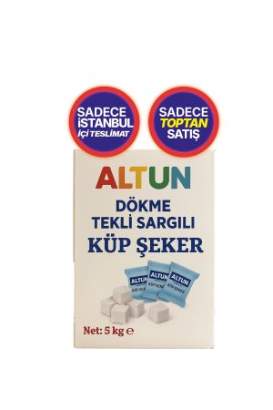 Altun Sargılı Küp Şeker 5 KG Tek Paket