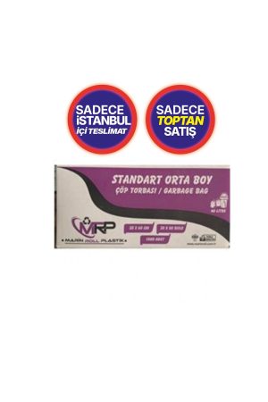 Orta Boy Çöp Poşeti - 20*50 Adet