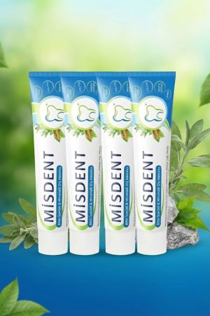 4 Adet Misdent Bitkisel İçerikli & Mineralli Diş Macunu 75 ml