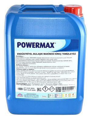 Powermax Endüstriyel Bulaşık Makinesi Kireç Temizleyici 5kg