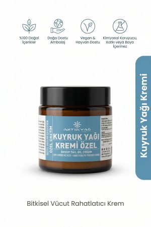 Antikyağ Kuyruk Yağı Kremi Özel Üretim 100 ml