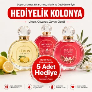 50 TANE İSME ÖZEL HEDİYELİK KOLONYA | Düğün, Sünnet, Nişan, Kına, Mevlit ve Özel Günler