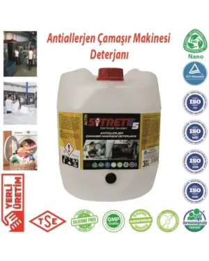 SİTRETT MX Altın Konsantre 30 Kg STRMX-ACMD-5A-30 Antialerjen Çamaşır Makinesi Deterjanı