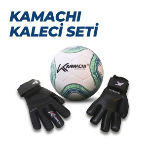 Kamachi Profesyonel Futbol Seti - Kaleci Eldiveni & Futbol Topu Avantaj Paketi