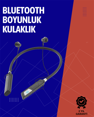 Ergonomik Tasarımlı Bluetooth Kulaklık – Gürültü Azaltmalı, Manyetik