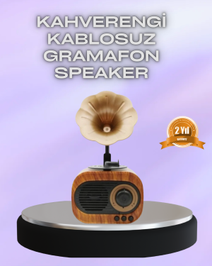 Taşınabilir Mini Retro Radyo Bluetooth Hoparlör USB SD AUX Destekli