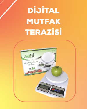 LCD Ekranlı Yüksek Hassasiyetli Dijital Mutfak Terazisi