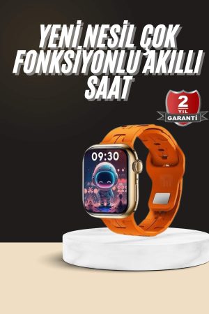 Akıllı Saat Android ve İOS Uyumlu Plastik Kordon Yeni Nesil
