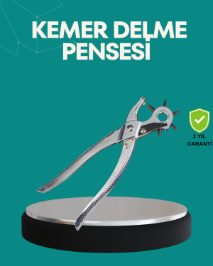 Deri Delme Pensesi 6 Uçlu Ayarlanabilir Kemer Delme Aleti Profesyonel Kullanım
