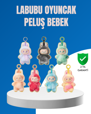 Dekoratif Labubu Karakter Figürü – Kaliteli Peluş Malzeme