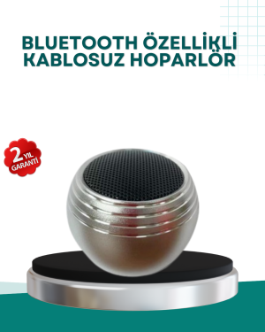 Kablosuz Mini Hoparlör Şarjlı TWS Destekli Kompakt Ses Sistemi