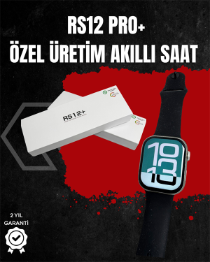RS12 PRO+ Titanyum Kasa Akıllı Saat – Uyku ve Nabız Takibi, Suya Dayanıklı, Bluetooth Arama