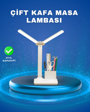 3’ü 1 Arada Çok Amaçlı Masa Lambası | Göz Yormayan Işık, Organizer Tasarım