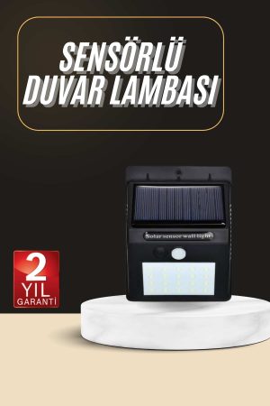 Solar Dekoratif Lambası Sensörlü Led Işık Bahçe Aydınlatma