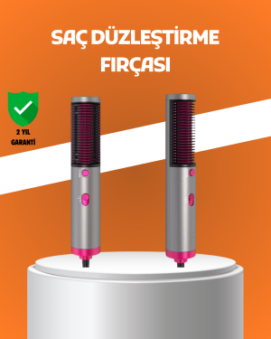 Saç Düzleştirme ve Hacimlendirme Fonksiyonlu Fırça
