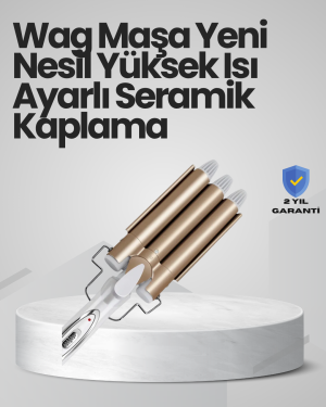 Bukle Saç Maşası – Kolay Kullanım, Sağlıklı Bukleler yüksek ısılı