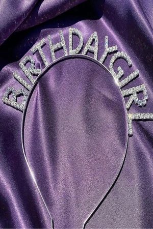 Kadın Işıltılı Doğum Günü Partisi Taç Aksesuarı - Birthday Girl Taç