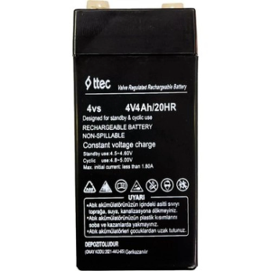 Ttec 4v 4 Ah Kuru Bakımsız Akü