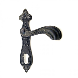 Antika Tarz Dekoratif Pirinç Mevlana Oda Kapı Kolu - 228x48 Mm, Oksit