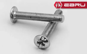 Ebru Yuvarlak Yıldız Başlı Rysb Kulp Vidası, Civata M4x10 - 50 Adet