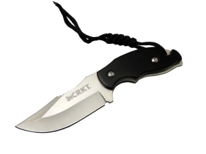Crkt Civet 2805 Wy Tırtıklı Kamp Bıçak 18 Cm - Plastik Sap, Kılıflı, İpli