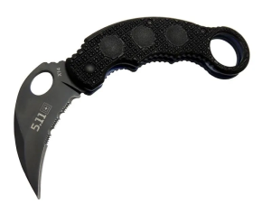 X14 5.11 Siyah Karambit Koleksiyon Çakı 16 Cm - Plastik Sap