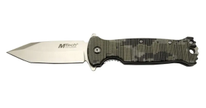 Mtech Nano 4-8-2 Gri Kamp Çakı 21,5cm - Manuel, Kemerlikli