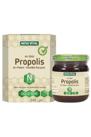 Aksuvital Propolisli Arı Sütü Bal Polen Karışımı 8.000 mg