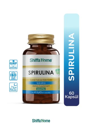 Shiffa Home Spirulina Deniz Yosunu 60 Kapsül VEGAN