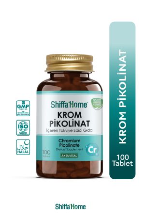 Krom Pikolinat Diyet Takviyesi 100 Tablet