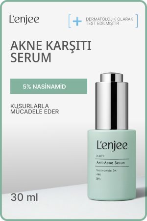 Akne Karşıtı Serum - Salisilik Asit (BHA), AHA & %5 Niasinamid İçerikli , Gözenek ve Leke Karşıtı Gece Serumu - 30 ml