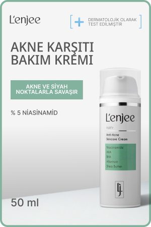 Sivilce ve Akne Karşıtı Cilt Bakım Kremi | Anti-Acne Skincare Cream (Niacinamide, AHA, BHA)