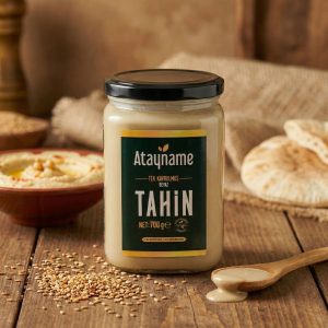 Atayname Beyaz Tek Kavrulmuş Tahin 700 G Cam
