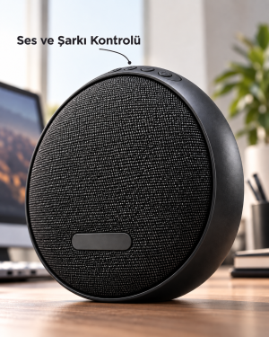 Tuş Kontrollü Bluetooth Hoparlör Dahili Batarya ve Çoklu Müzik Oynatma Seçenekleri