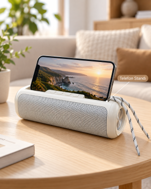 RGB Işıklı Bluetooth Kablosuz Hoparlör TWS Stereo Destekli USB ve TF Kart Girişli