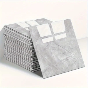 Gri Mermer Desen Duvar Sticker (30*30)