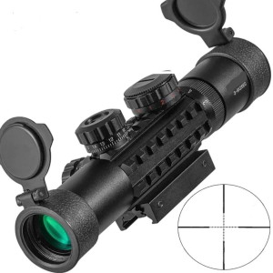 C3-9x26 Eg Raylı Çift Işıklı Av Dürbünü  11mm/22mm