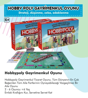 Hobby Poly Gayrimenkul Emlak Ticareti Oyunu