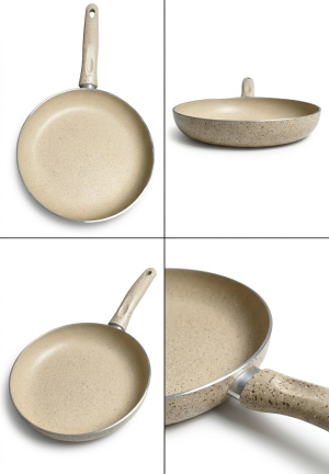26 Cm Granit Tava – Yapışmaz Yüzeyli, Ergonomik Saplı Tava
