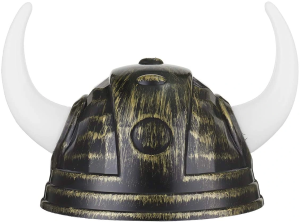 Viking Başlığı Asteriks Başlığı Altın Renk