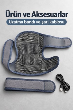 Isıtmalı Diz Masaj Aleti Ayarlanabilir Sıcaklık ve Titreşim