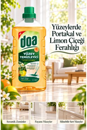 DOA YÜZEY TEMİZLEYİCİ PORTAKAL-LİMON ÇİÇEĞİ / 2500 ML