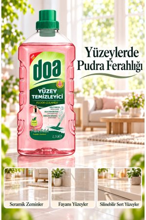 DOA YÜZEY TEMİZLEYİCİ PUDRA KOKULU / 2500 ML