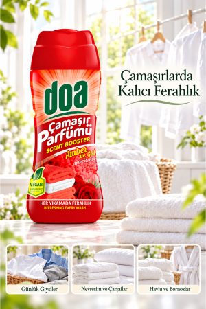 DOA  ÇAMAŞIR PARFÜMÜ AMBER&GÜL / 210 GR