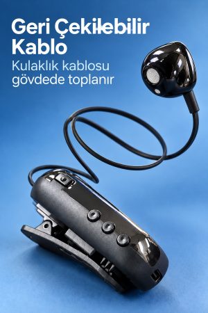 Çağrı Yanıtlama Özellikli Makaralı Tek Kulaklık