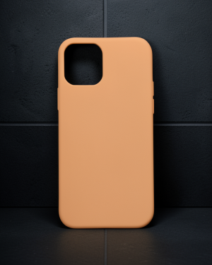 iPhone 12 Mini Kılıf Nano İçi Kadife Silikon - Turuncu