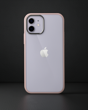 iPhone 12 Kılıf Element Silikon - Pembe